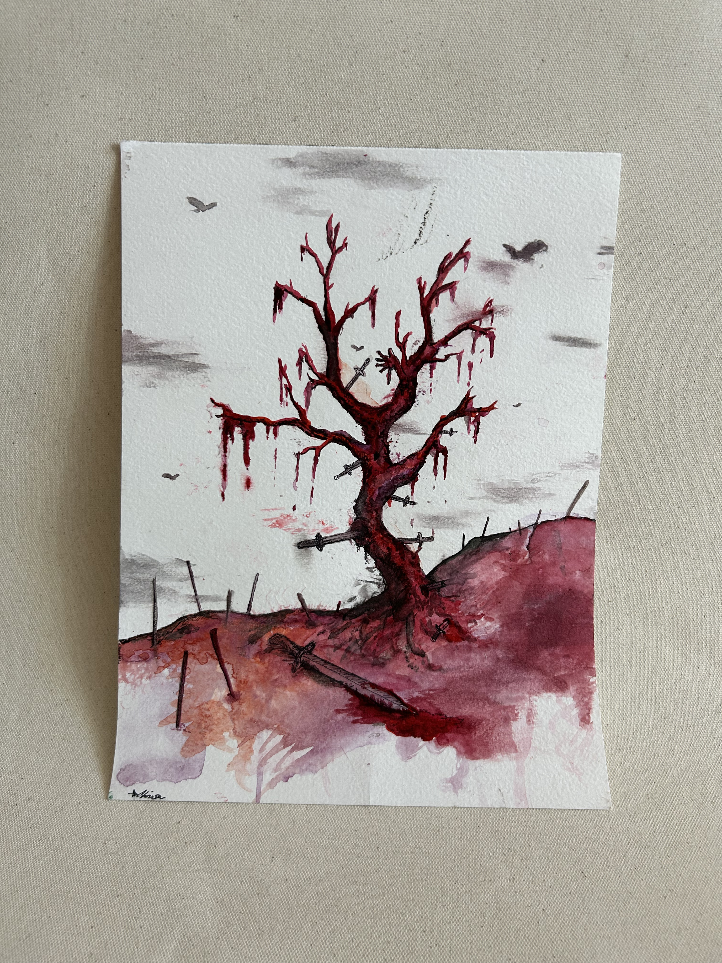 Watercolor Tree